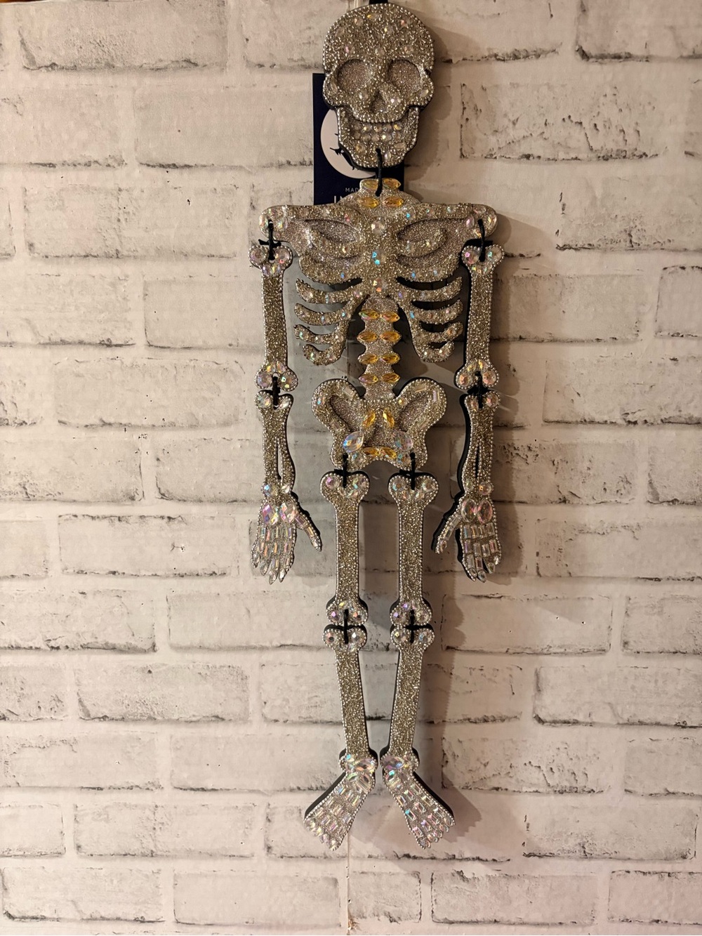 Made in India 2ft Beaded Wall Hanging Skeleton